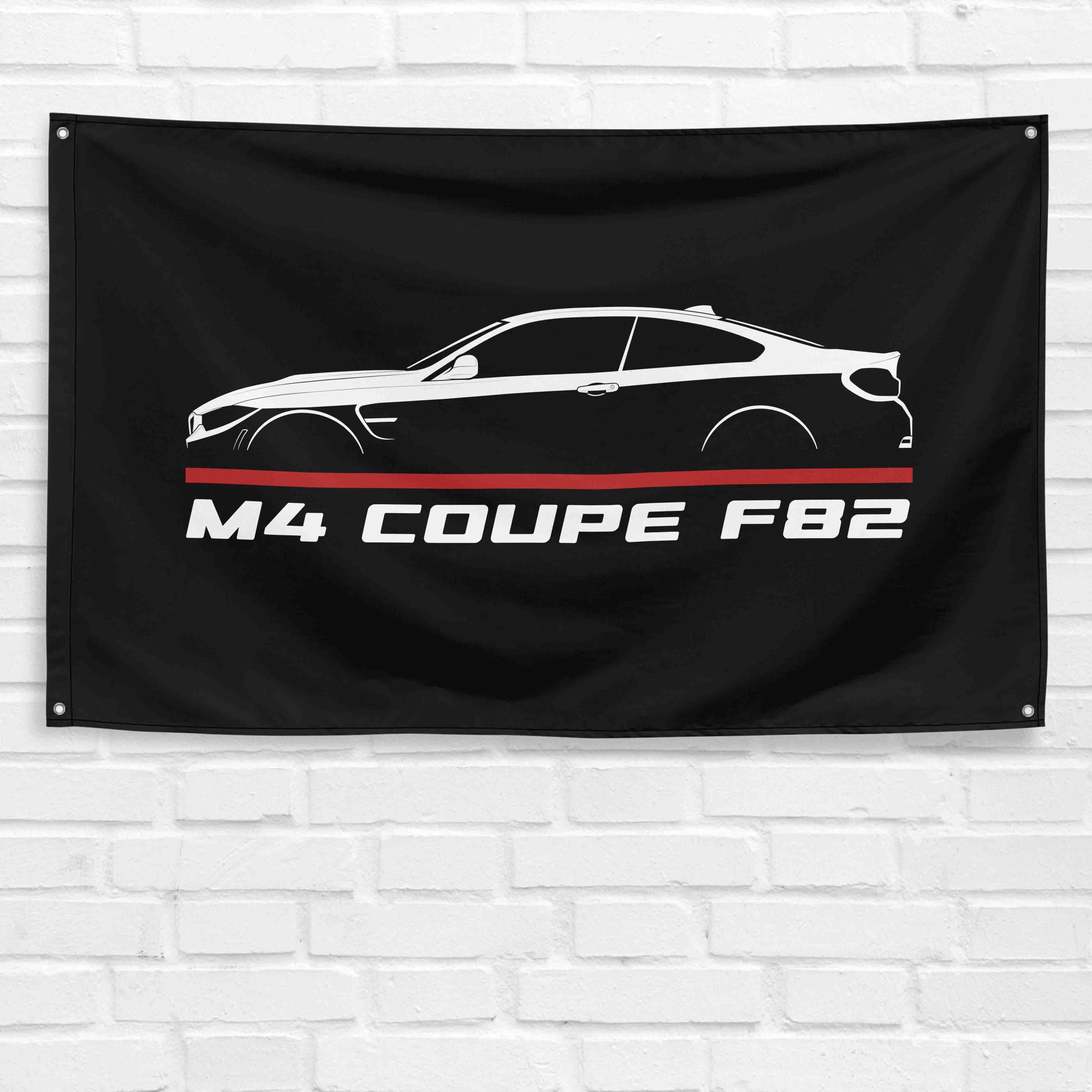M4 Coupe F82 2013-2020 3x5 ft Flag Garage Wall Decor Birthday Gift Banner