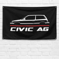 Civic AG 1983-1987 3x5 ft Flag Garage Wall Decor Birthday Gift Banner
