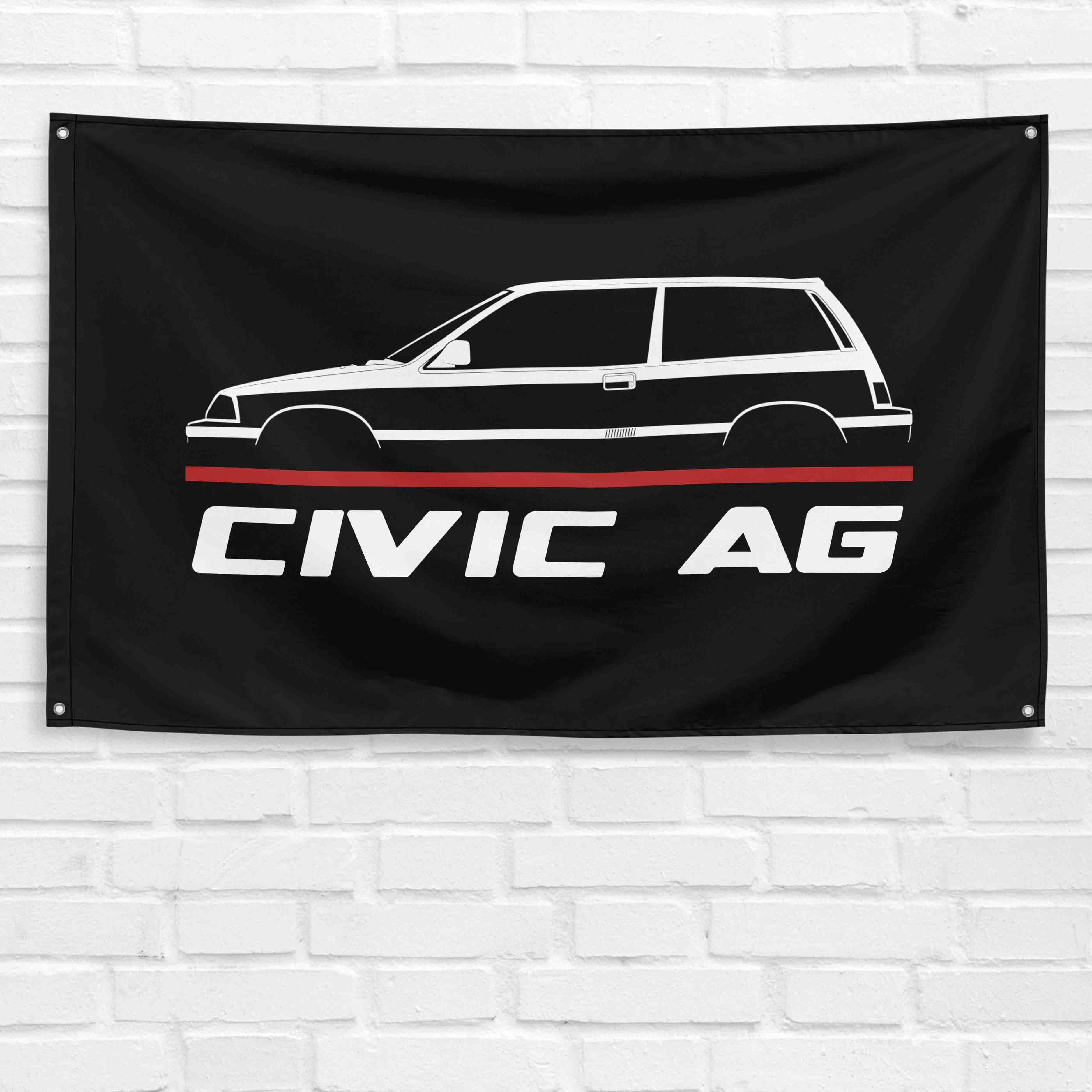 Civic AG 1983-1987 3x5 ft Flag Garage Wall Decor Birthday Gift Banner