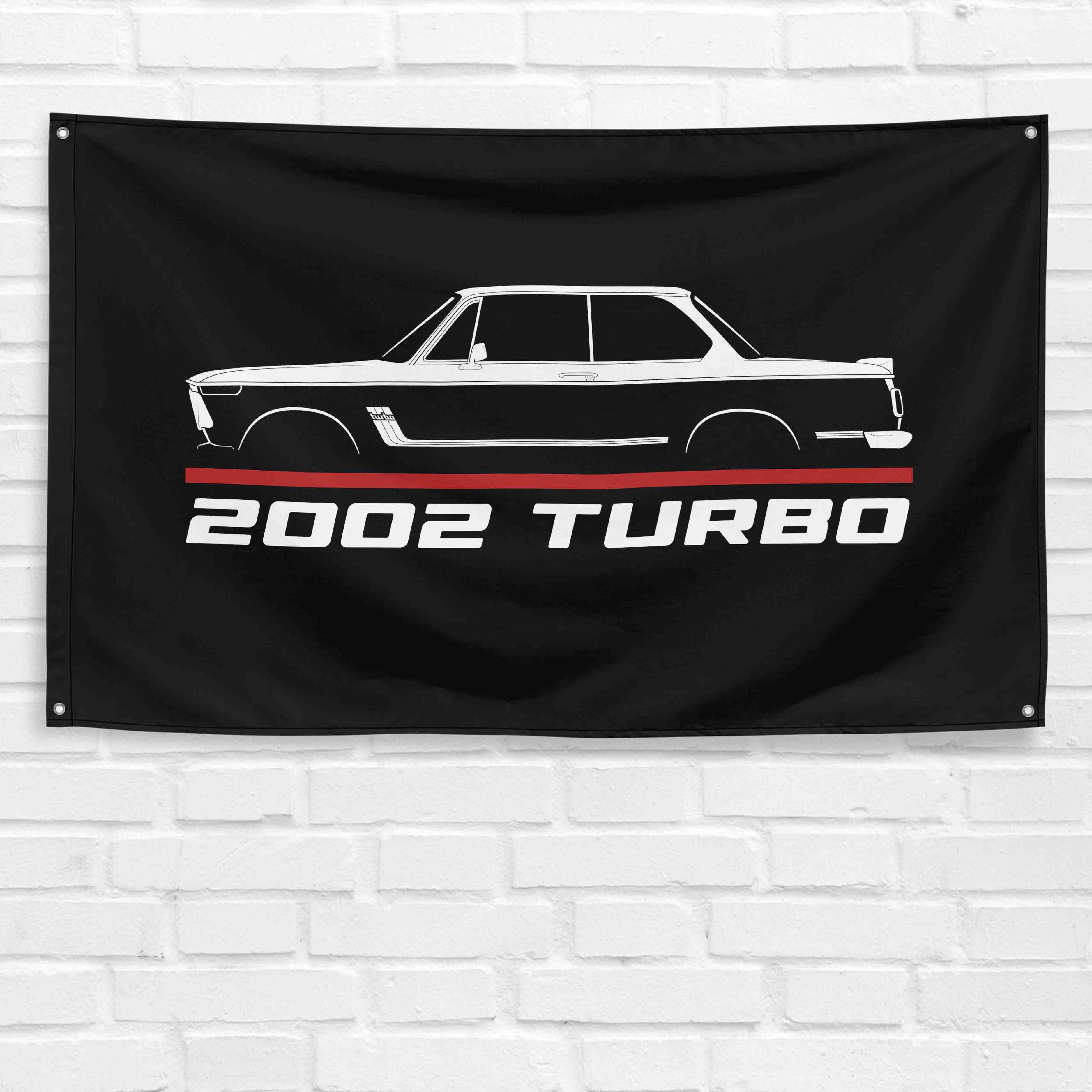 2002 Turbo 1974-1975 3x5 ft Flag Garage Wall Decor Birthday Gift Banner