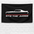 GTO The Judge 1969 3x5 ft Flag Garage Wall Decor Birthday Gift Banner