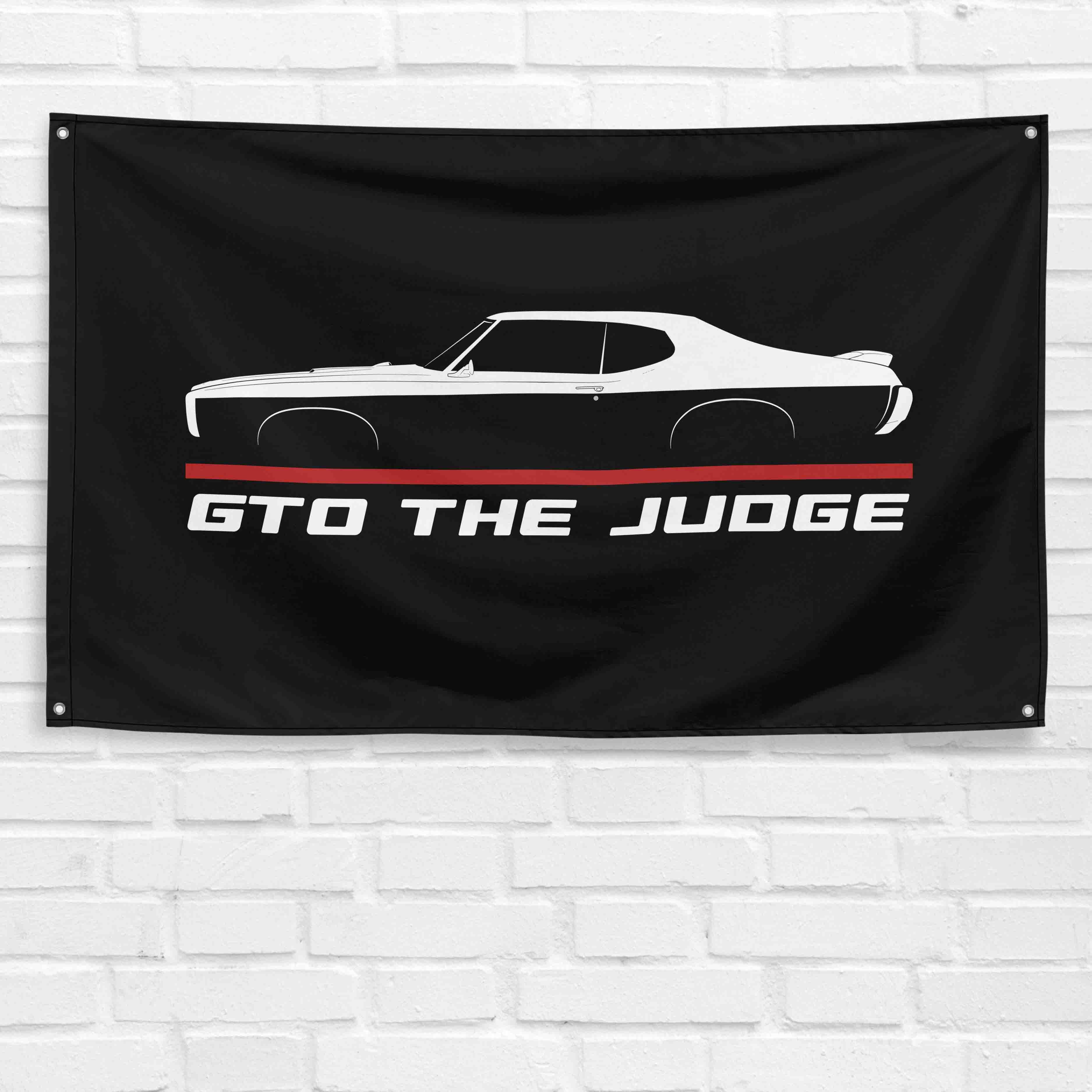 GTO The Judge 1969 3x5 ft Flag Garage Wall Decor Birthday Gift Banner