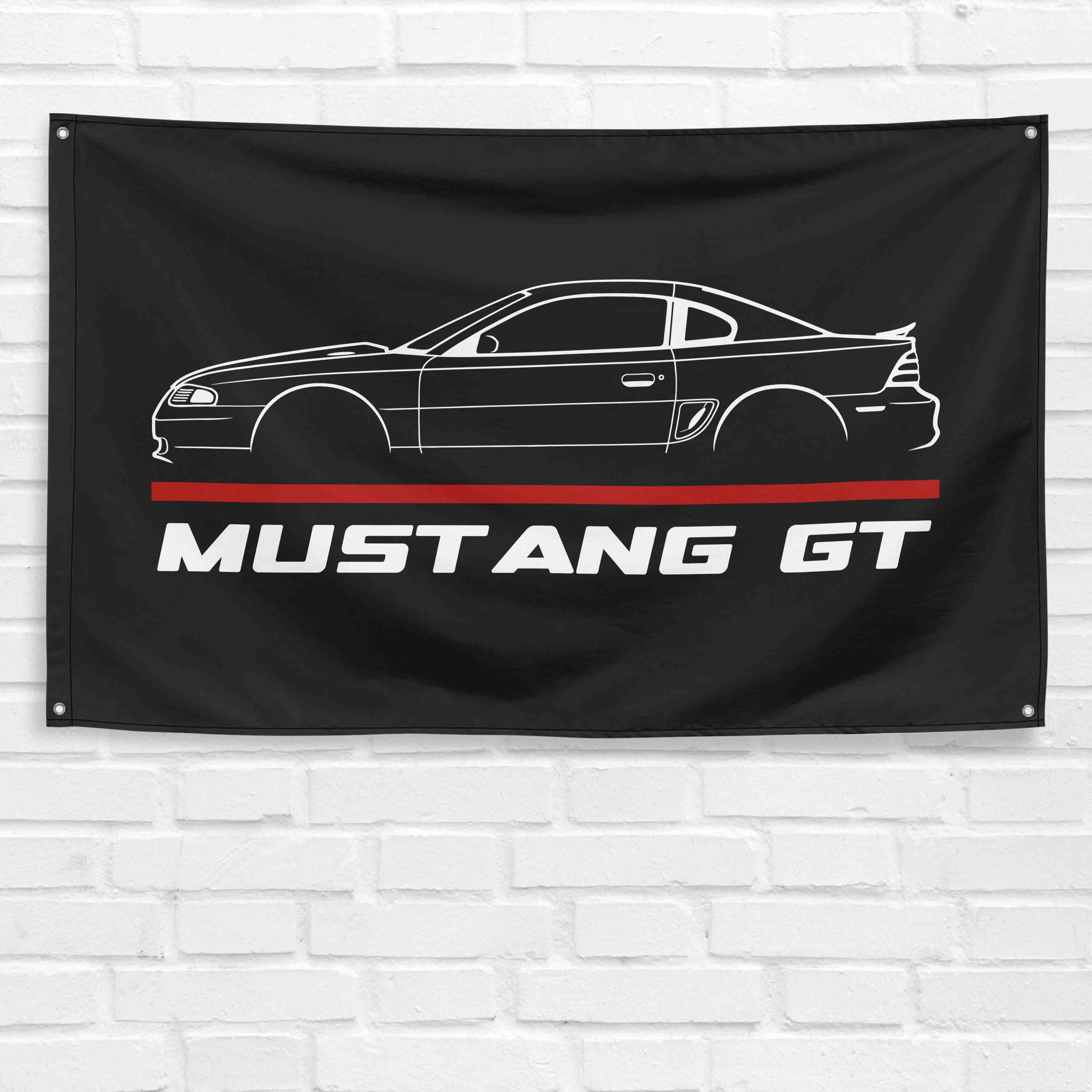 Mustang GT 1994-95 3x5 ft Flag Garage Wall Decor Birthday Gift Banner