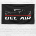 Bel Air 1955 3x5 ft Flag Garage Wall Decor Birthday Gift Banner
