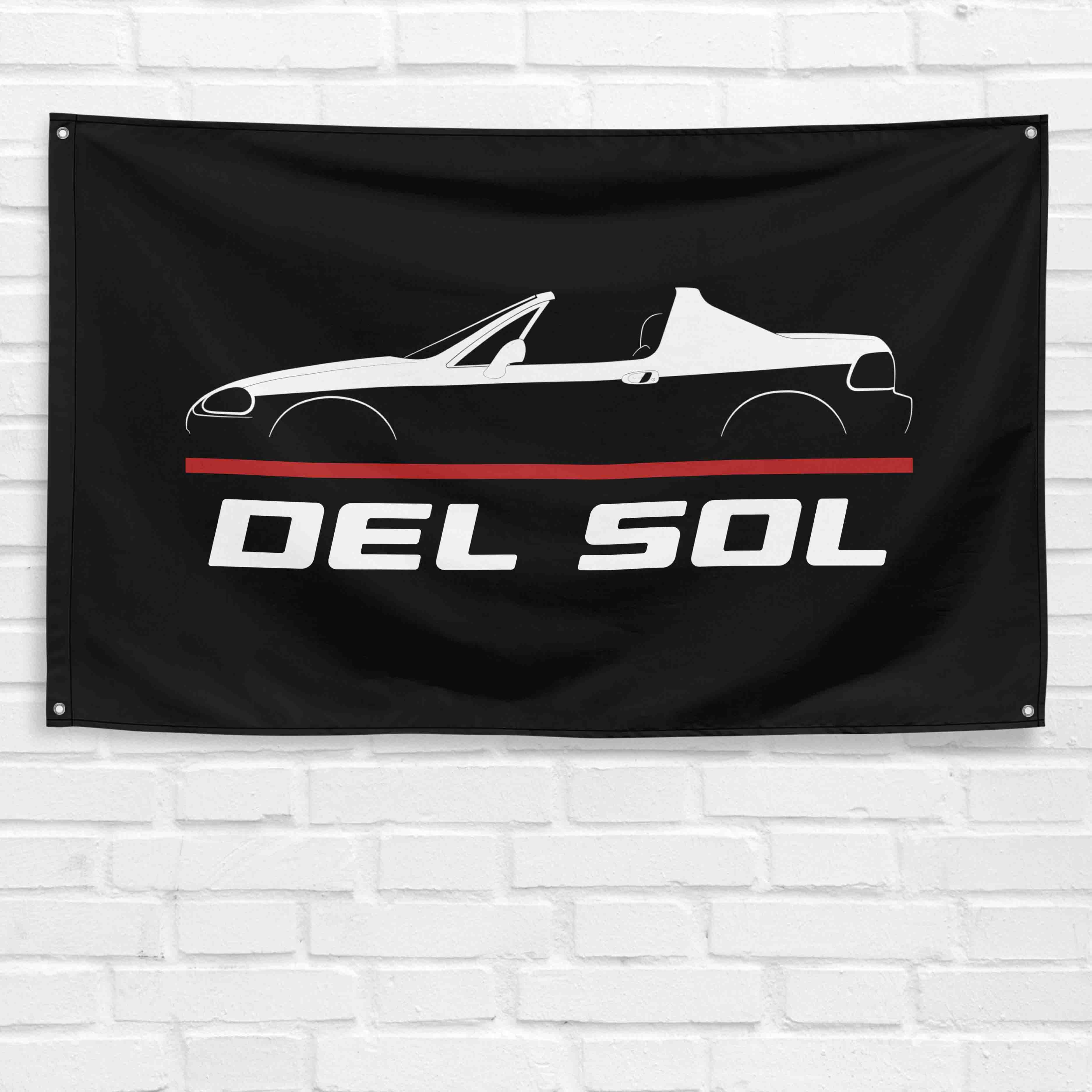 Del Sol 1992-1998 3x5 ft Flag Garage Wall Decor Birthday Gift Banner