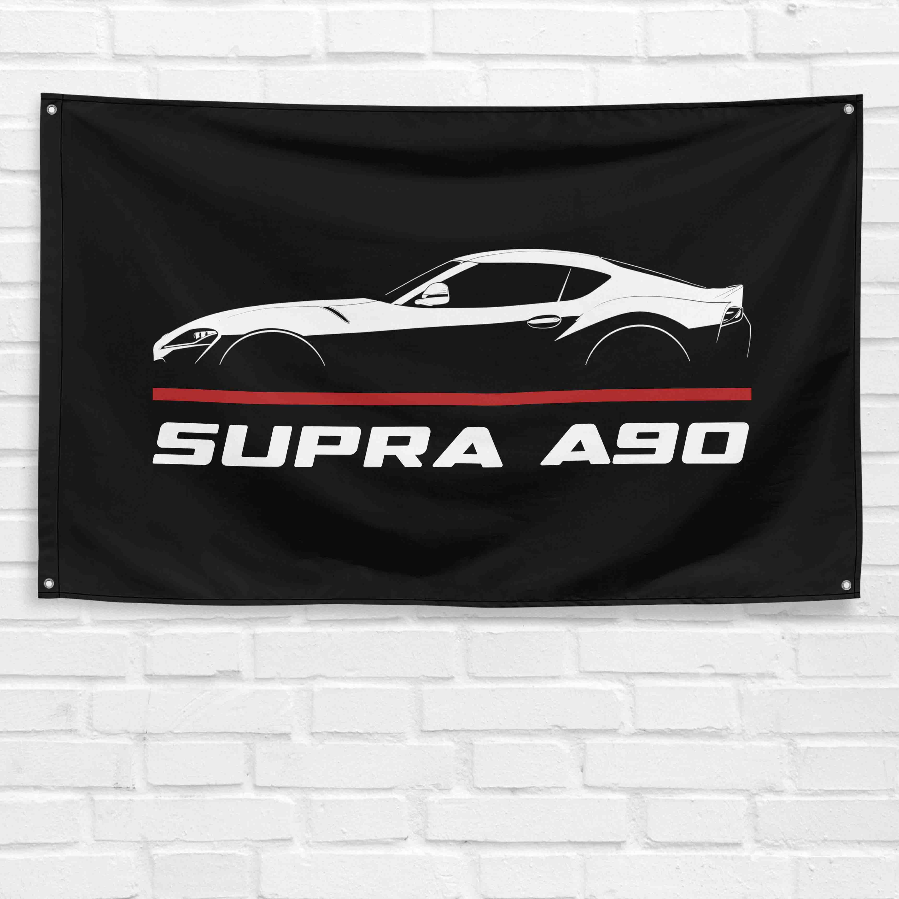 Supra A90 2019-2023 3x5 ft Flag Garage Wall Decor Birthday Gift Banner