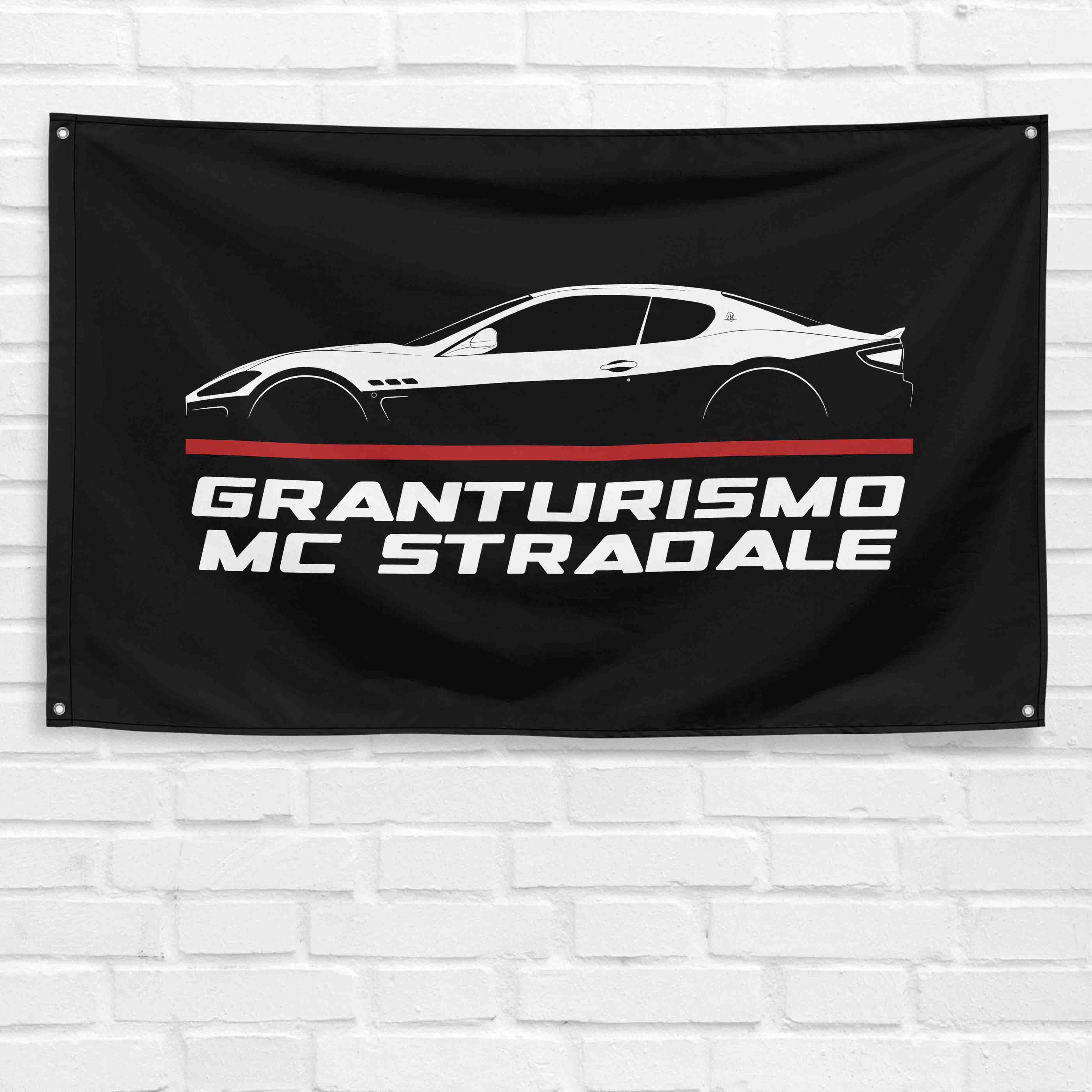 GranTurismo MC Stradale 2007-2017 3x5 ft Flag Garage Wall Decor Banner