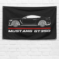 Mustang GT350 2019 3x5 ft Flag Garage Wall Decor Birthday Gift Banner