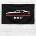 S60 2018-2022 3x5 ft Flag Garage Wall Decor Birthday Gift Banner