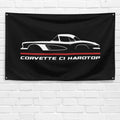 Corvette C1 Hardtop 1961-1962 3x5 ft Flag Garage Wall Decor Birthday Gift Banner