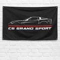 Corvette C6 Grand Sport 3x5 ft Flag Garage Wall Decor Birthday Gift Banner