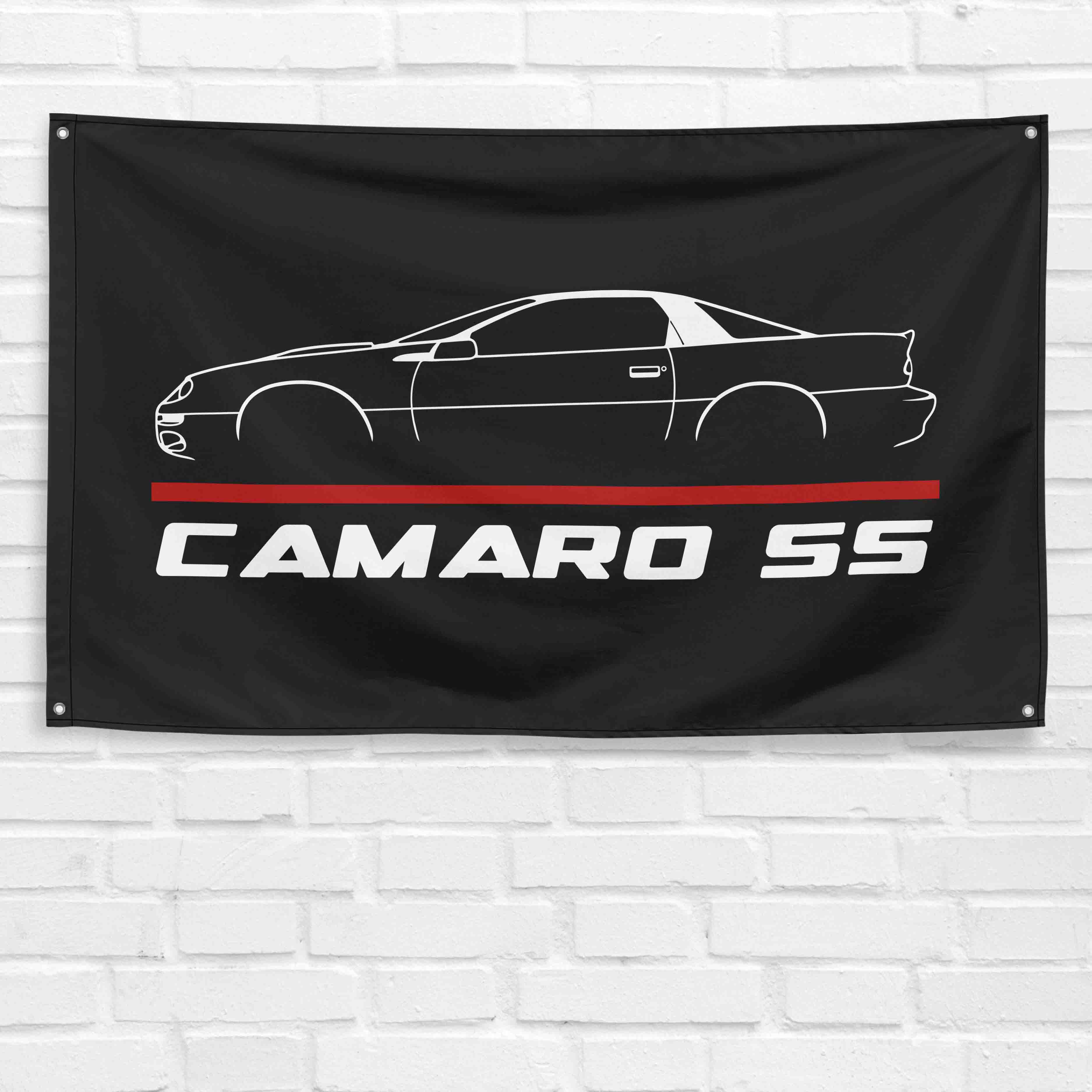 4th Gen Camaro SS 2000 3x5 ft Flag Garage Wall Decor Birthday Gift Banner