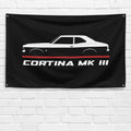 Cortina Mk III 1970-1976 3x5 ft Flag Garage Wall Decor Birthday Gift Banner
