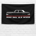 300 SEL 6.3 W109 1967-1972 3x5 ft Flag Garage Wall Decor Birthday Gift Banner