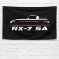 RX-7 SA 1978-1985 3x5 ft Flag Garage Wall Decor Birthday Gift Banner