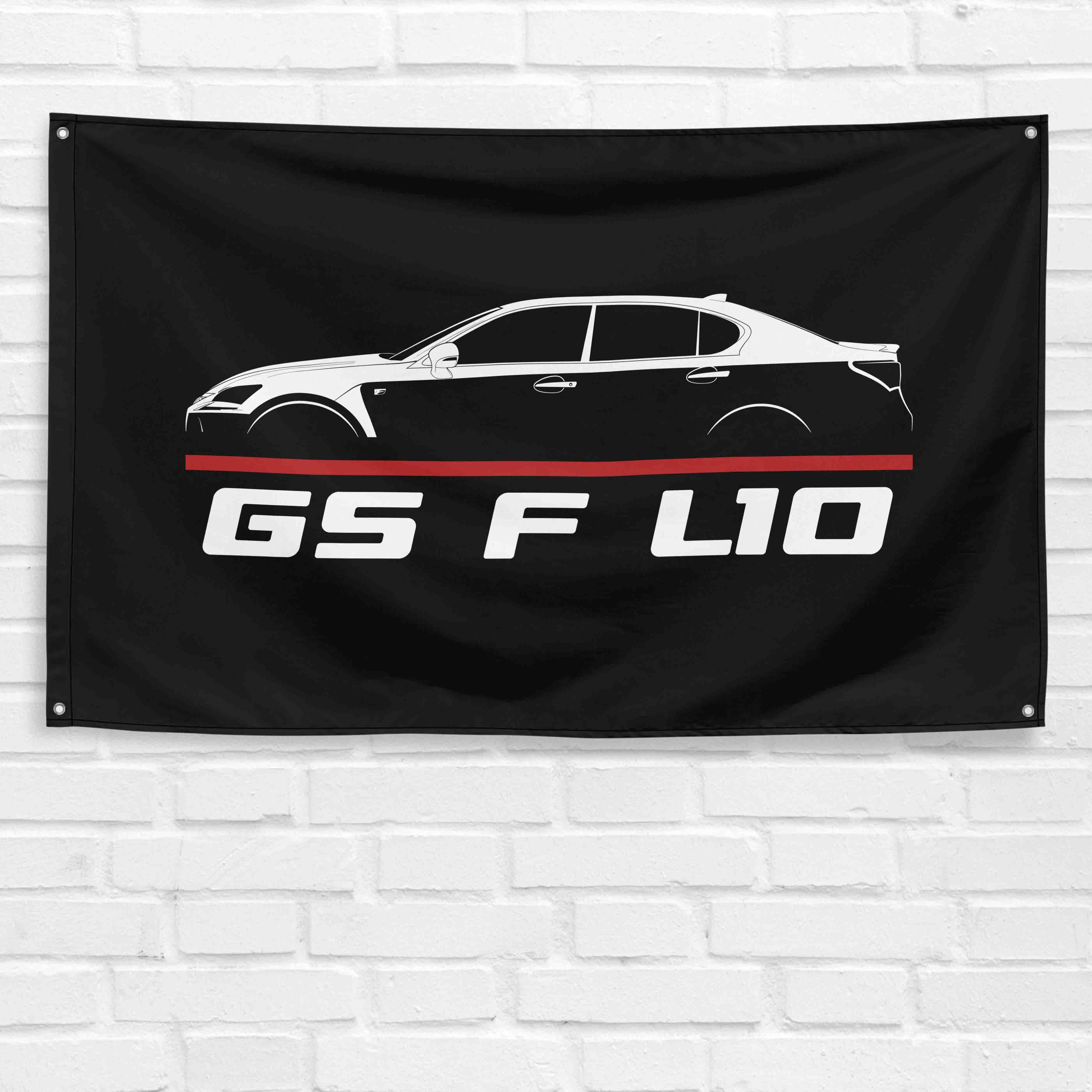 GS F L10 2016-2020 3x5 ft Flag Garage Wall Decor Birthday Gift Banner