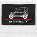 Model T Classic 3x5 ft Flag Garage Wall Decor Birthday Gift Banner