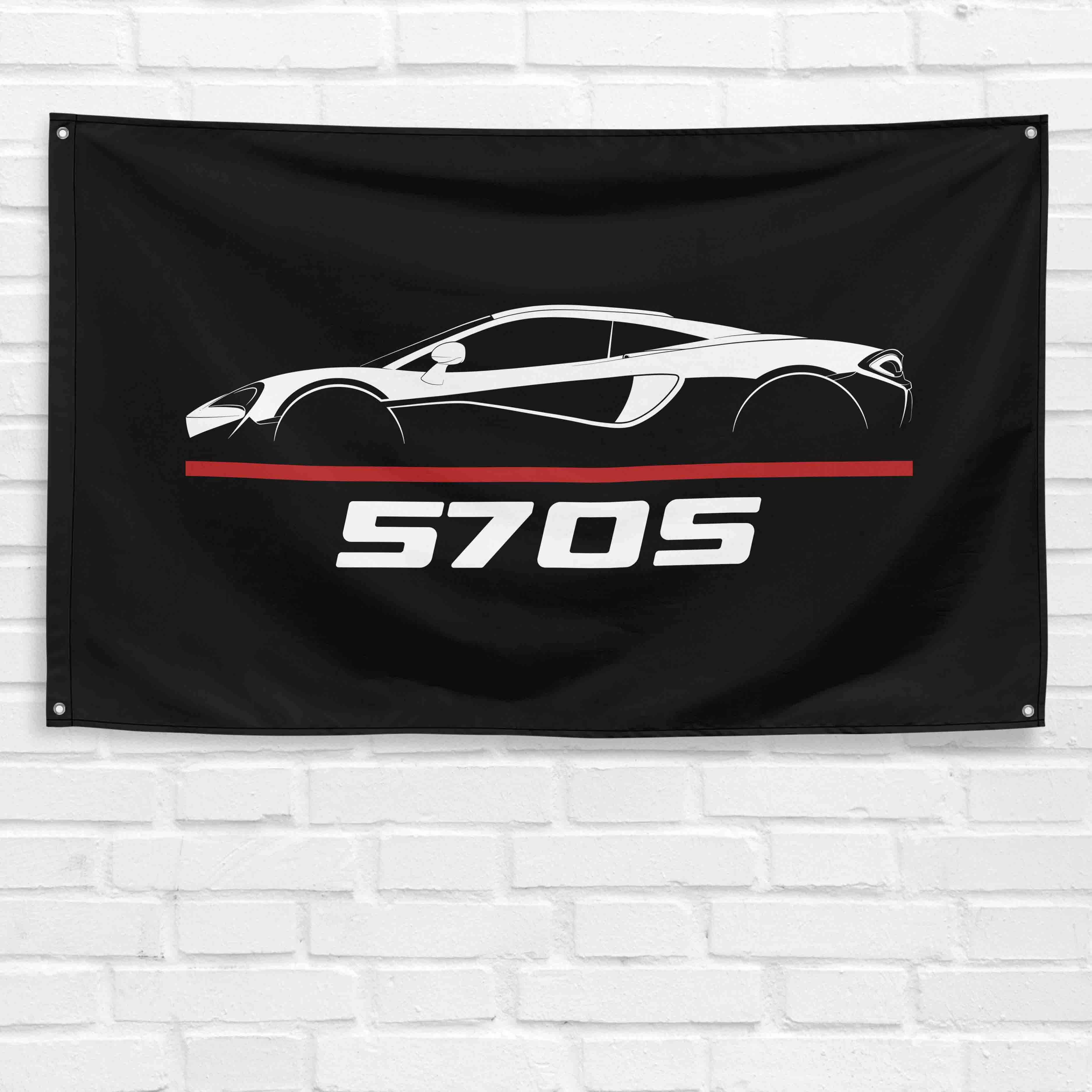 570S 2015-2022 3x5 ft Flag Garage Wall Decor Birthday Gift Banner