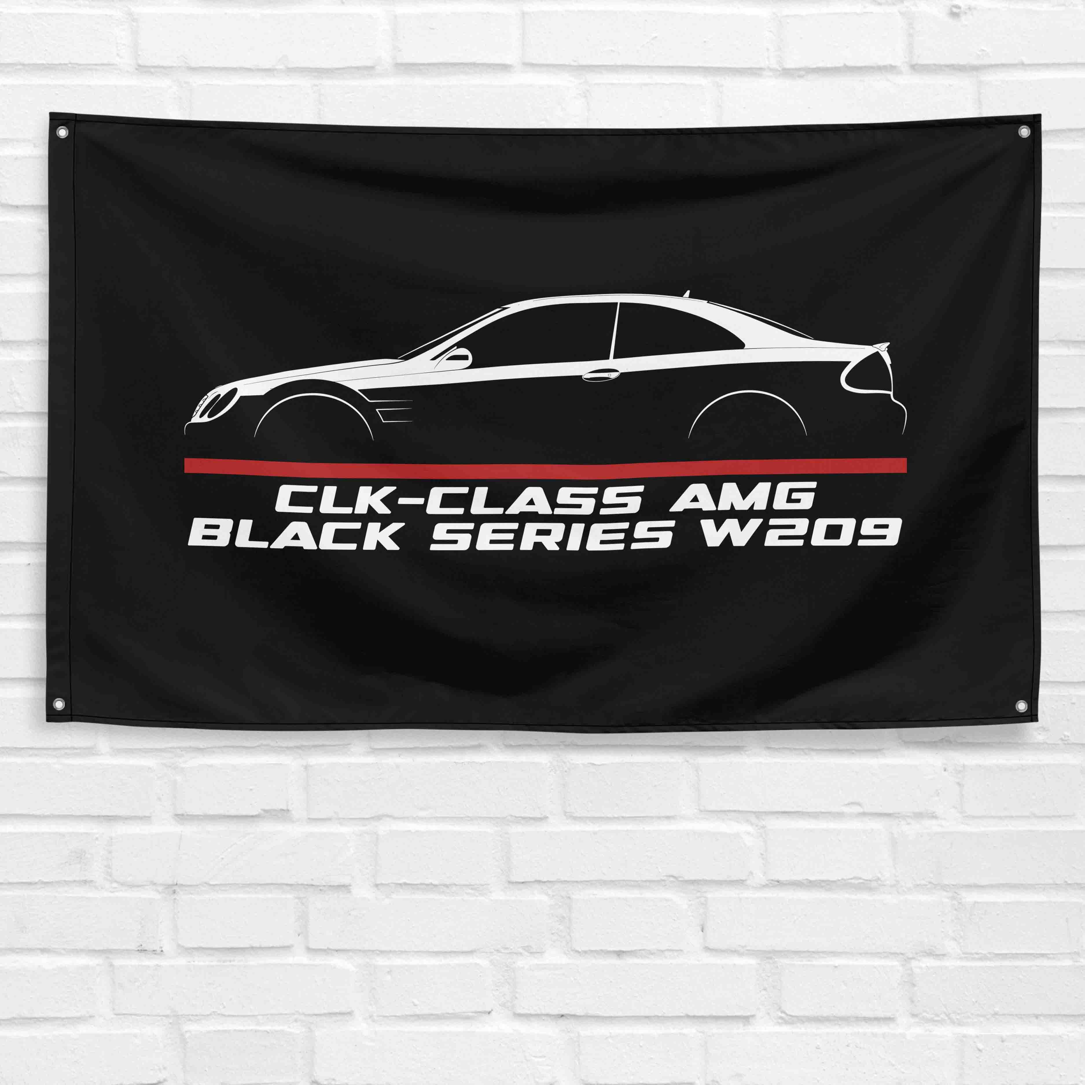 CLK-Class AMG Black Series W209 2007-2009 3x5 ft Flag Garage Wall Decor Banner