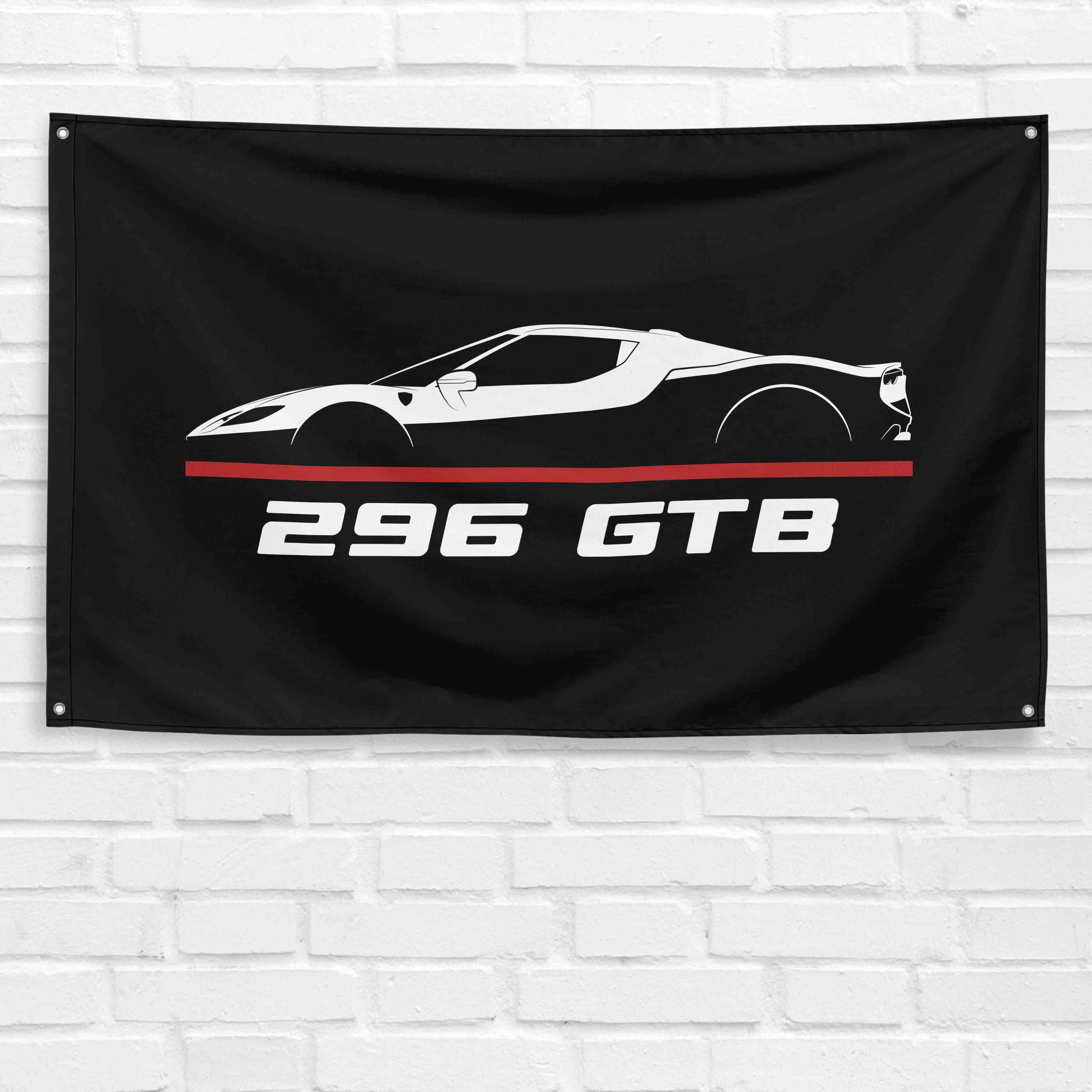 296 GTB 2022 3x5 ft Flag Garage Wall Decor Birthday Gift Banner
