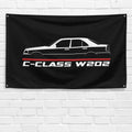 C-Class W202 1993-2000 3x5 ft Flag Garage Wall Decor Birthday Gift Banner