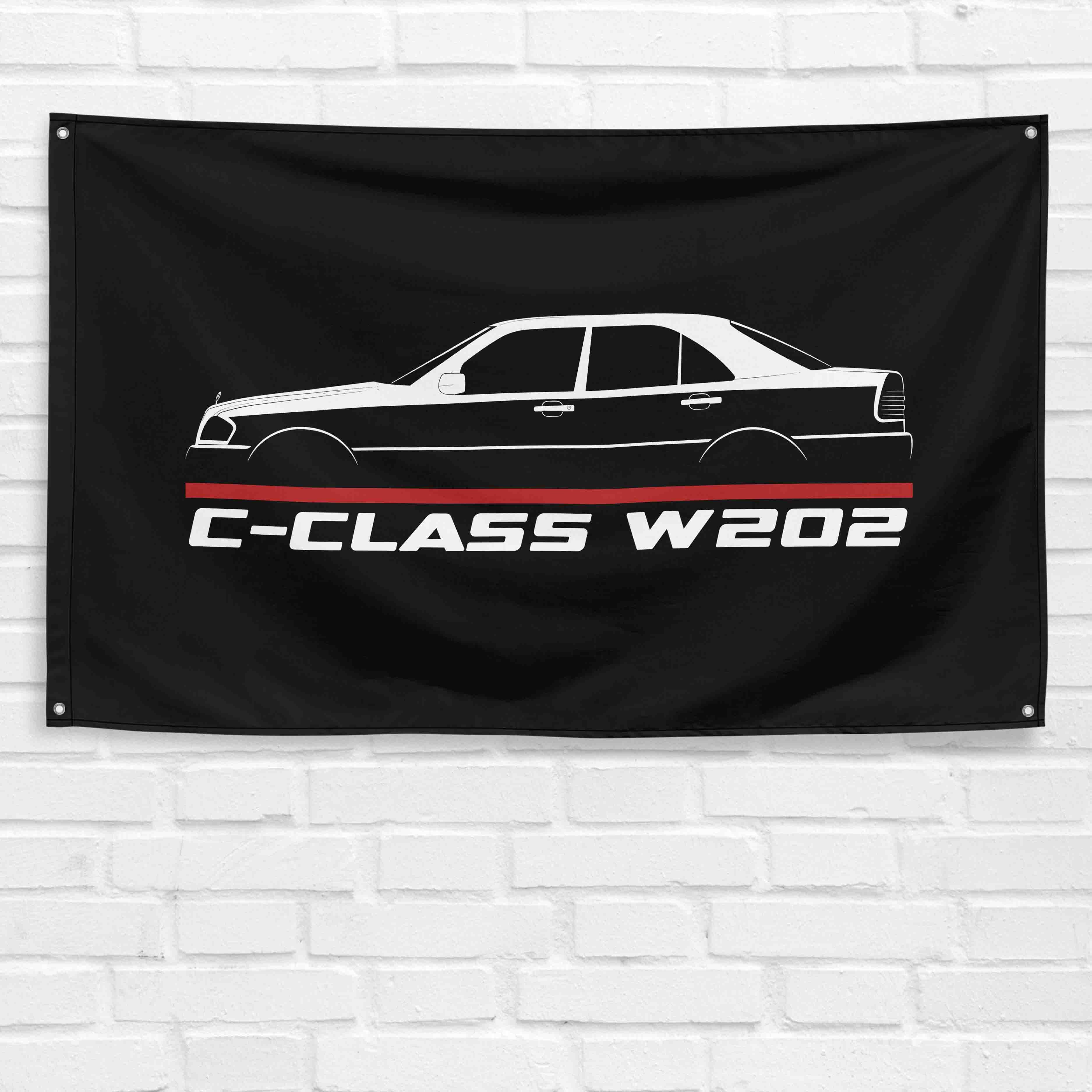 C-Class W202 1993-2000 3x5 ft Flag Garage Wall Decor Birthday Gift Banner