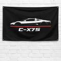 C-X75 2010-2013 3x5 ft Flag Garage Wall Decor Birthday Gift Banner
