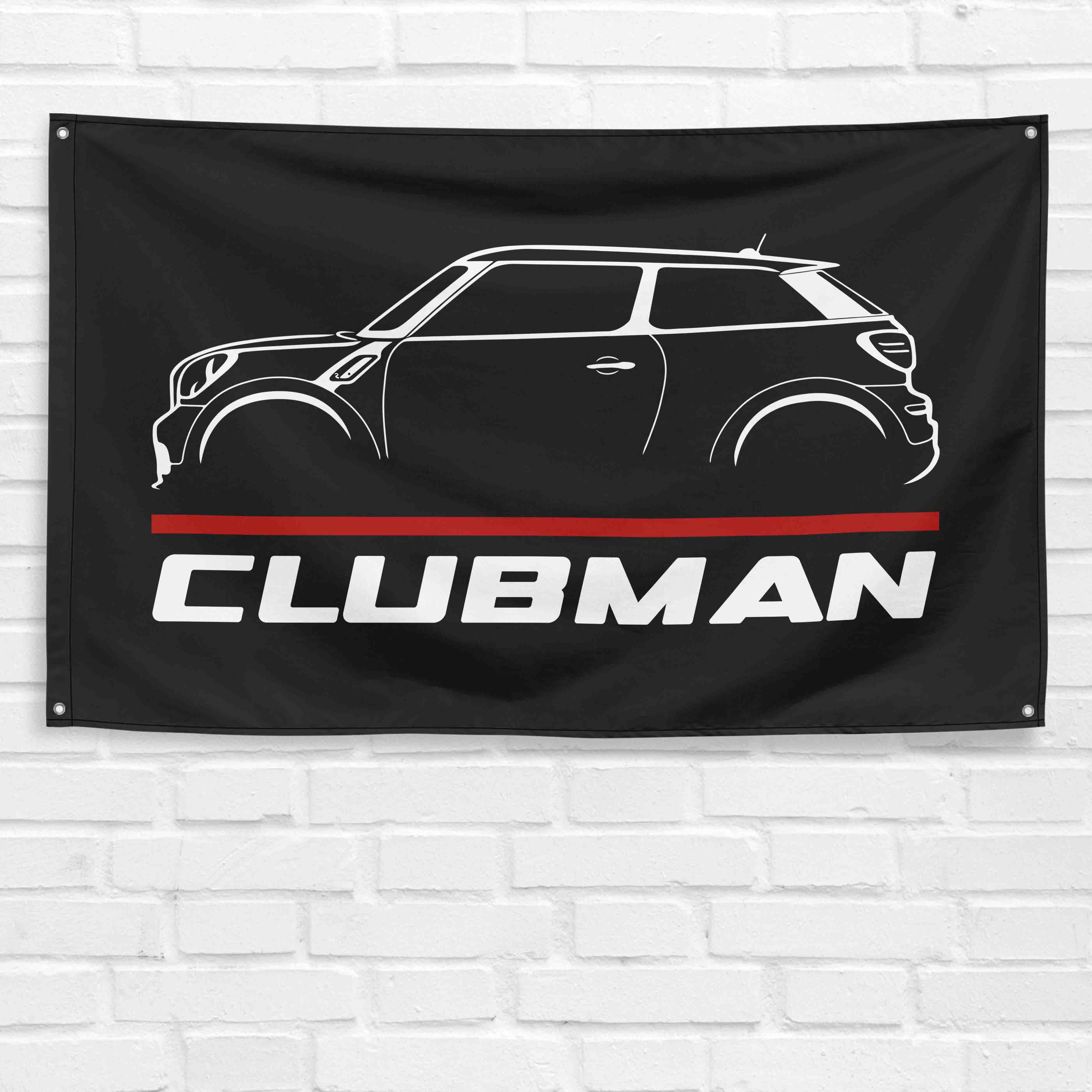 Cooper Clubman 3x5 ft Flag Garage Wall Decor Birthday Gift Banner