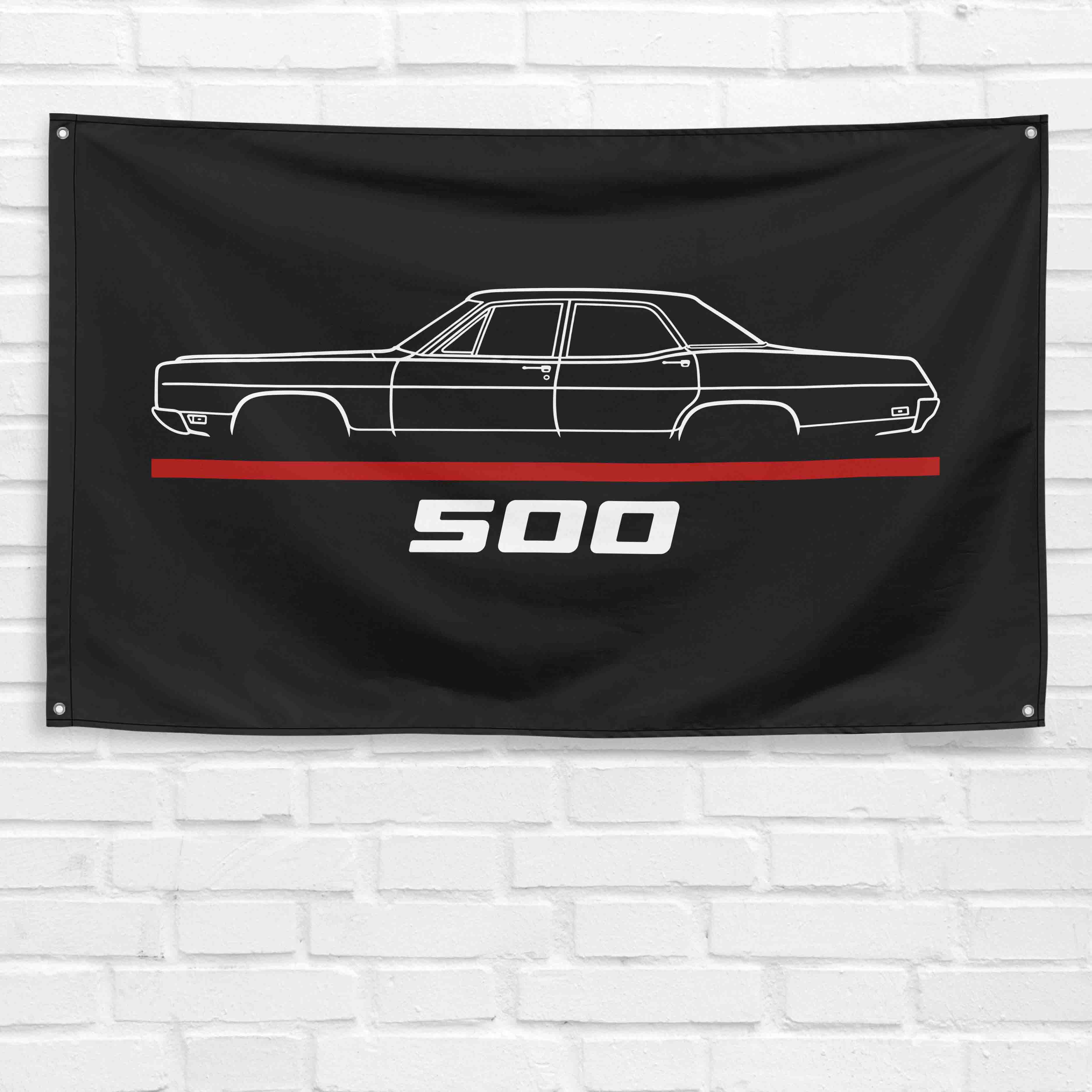 500 1970 3x5 ft Flag Garage Wall Decor Birthday Gift Banner