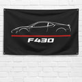 F430 2009 3x5 ft Flag Garage Wall Decor Birthday Gift Banner