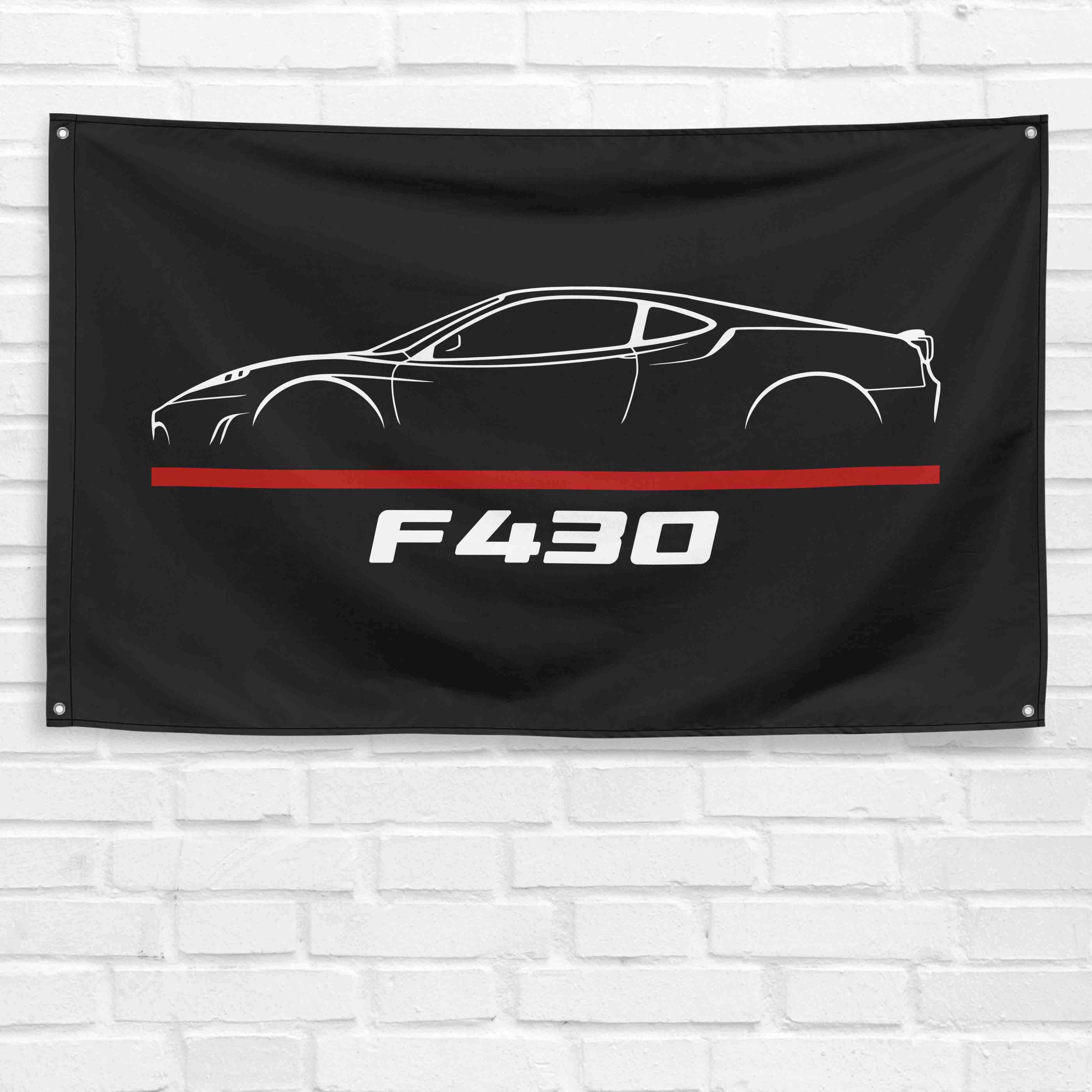 F430 2009 3x5 ft Flag Garage Wall Decor Birthday Gift Banner