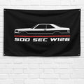 500 SEC W126 1981-1985 3x5 ft Flag Garage Wall Decor Birthday Gift Banner