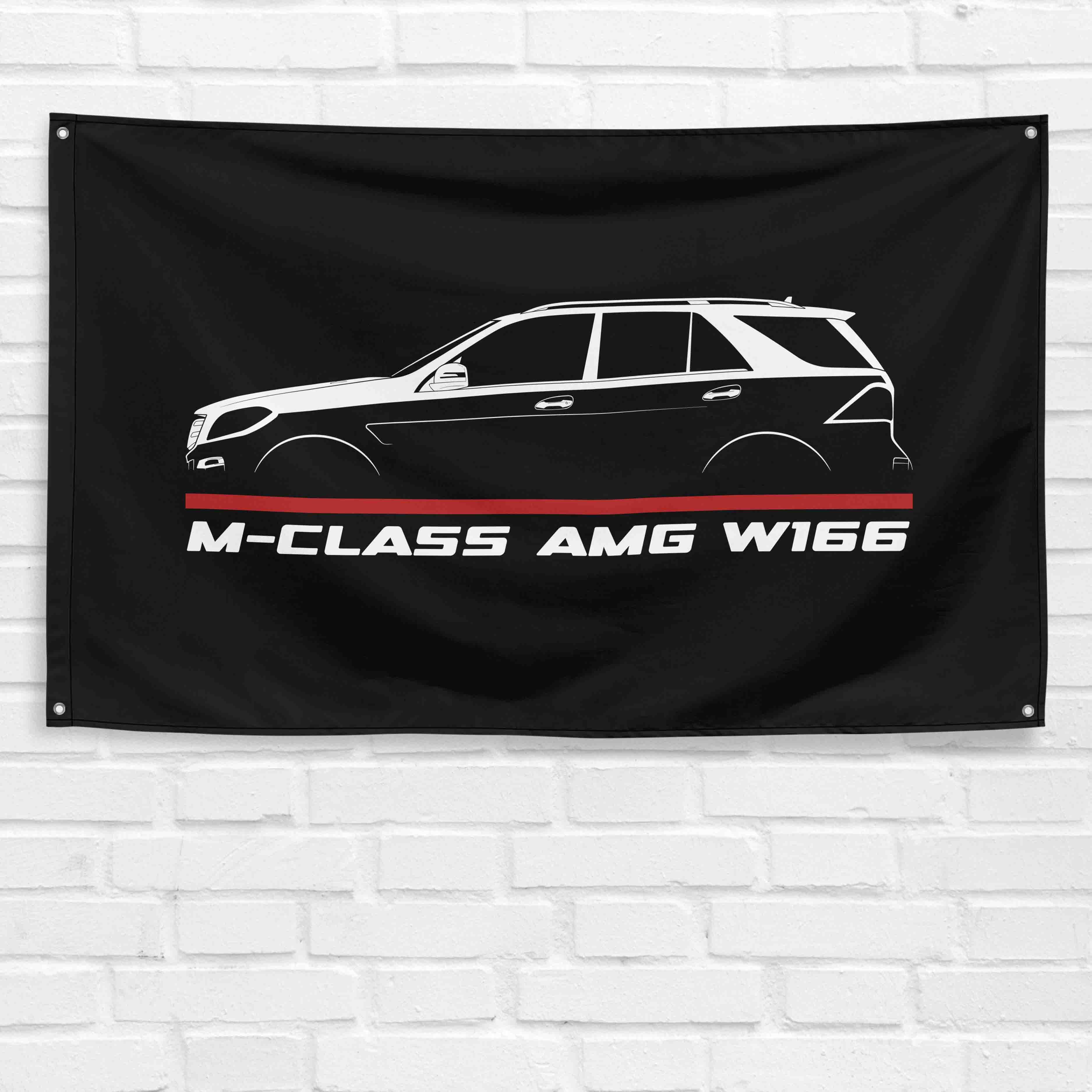 M-Class AMG W166 2011-2015 3x5 ft Flag Garage Wall Decor Birthday Gift Banner