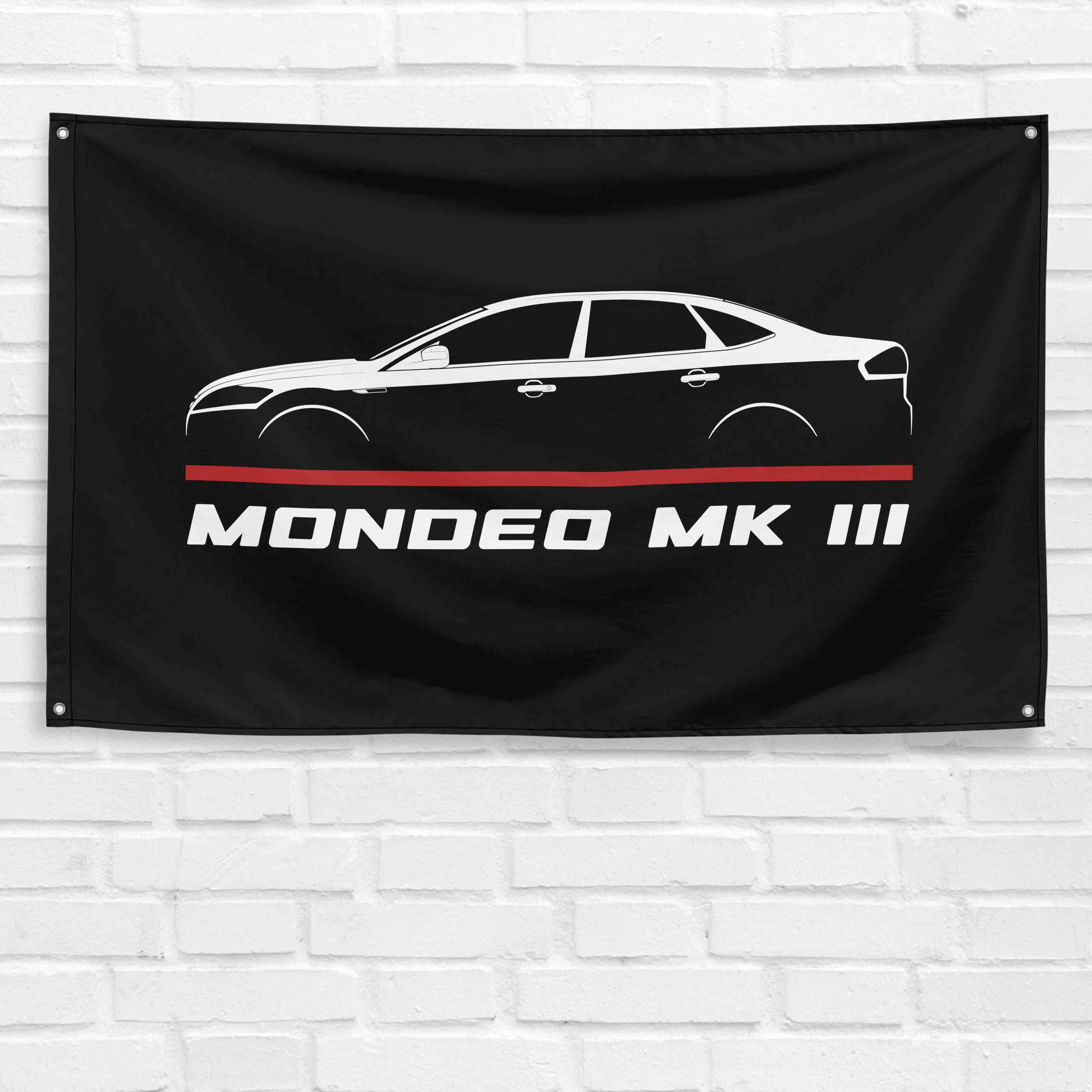Mondeo Mk III 2003-2005 3x5 ft Flag Garage Wall Decor Birthday Gift Banner