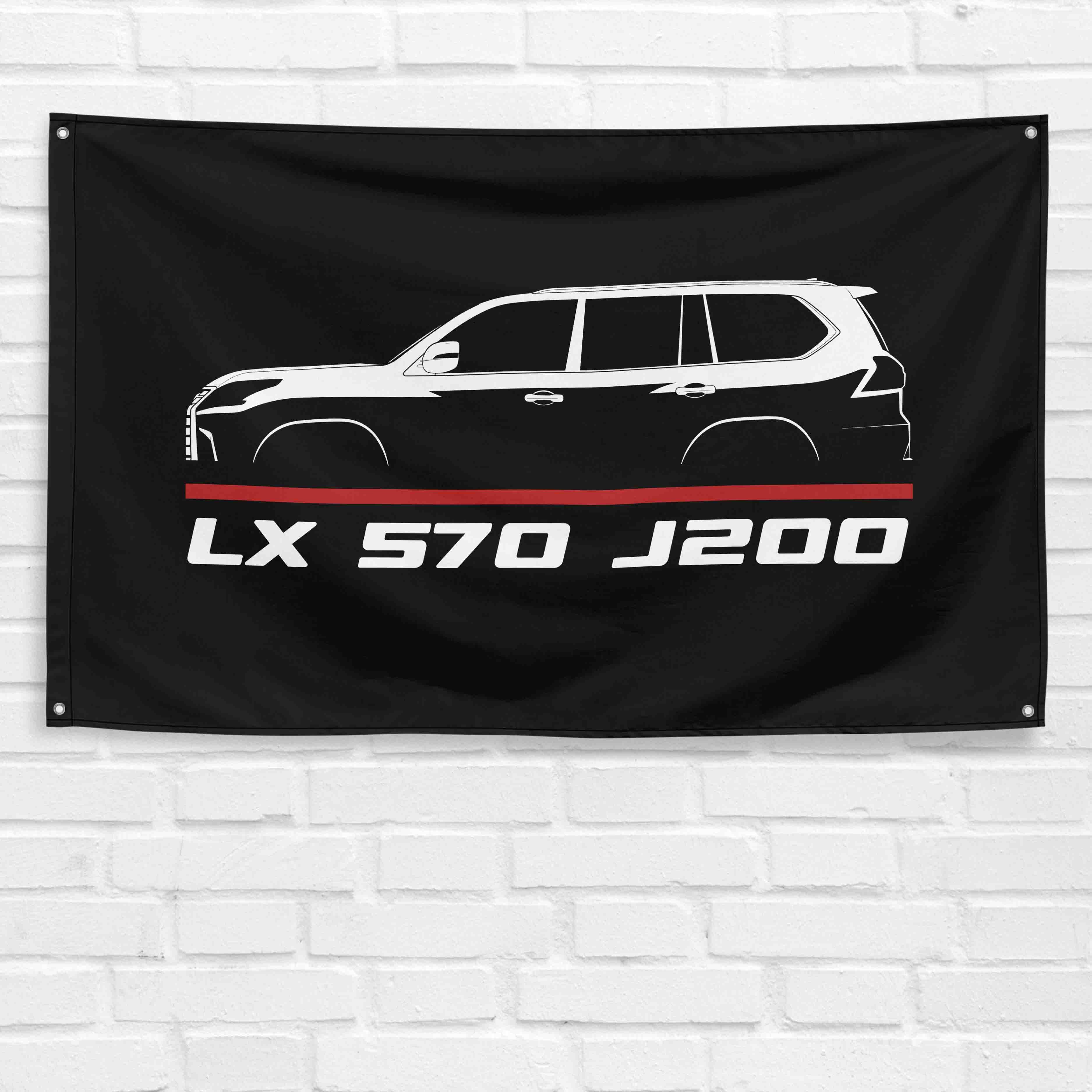 LX 570 J200 2015-2022 3x5 ft Flag Garage Wall Decor Birthday Gift Banner