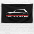 Corolla FX16 GT-S AE82 1983-1986 3x5 ft Flag Garage Wall Decor Banner