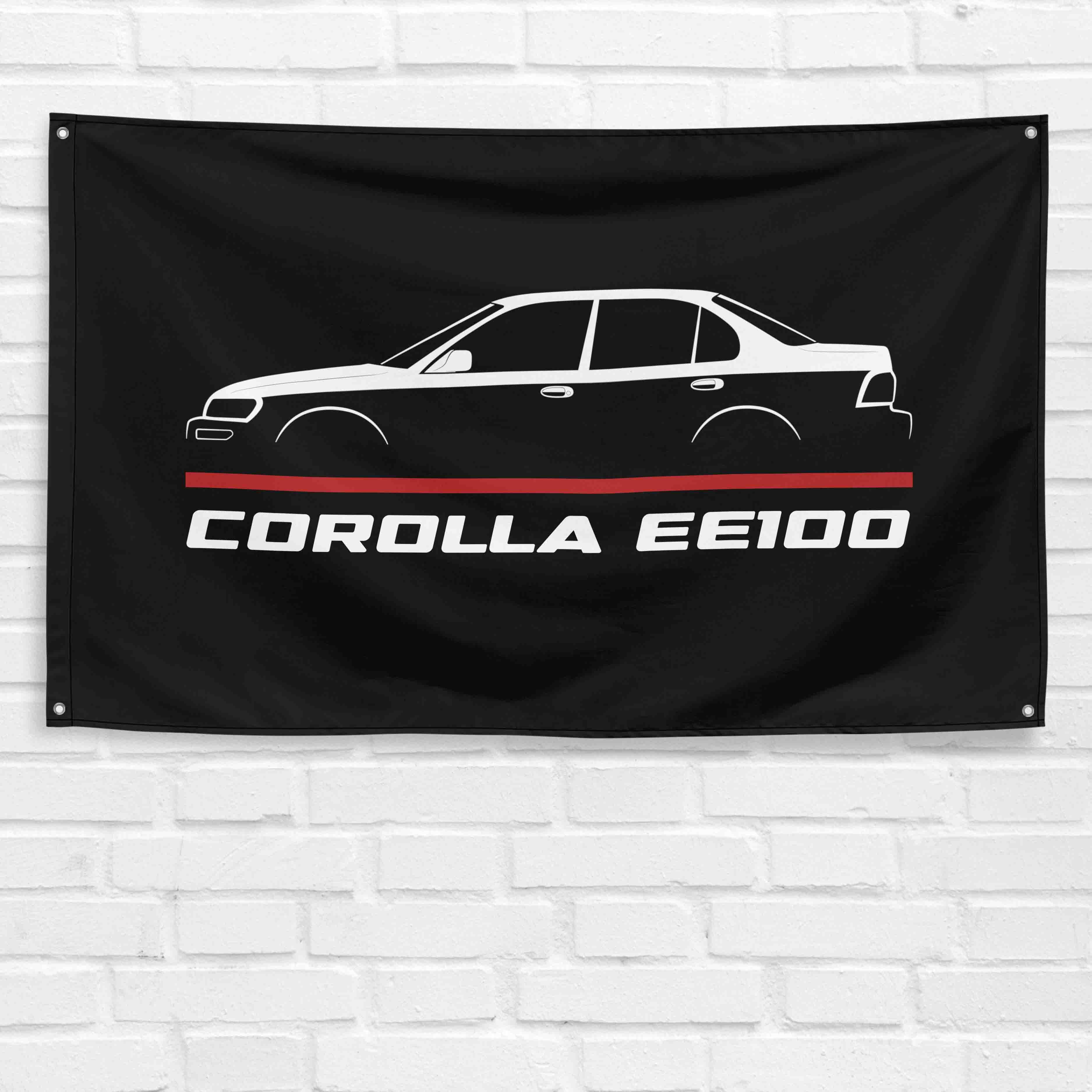 Corolla EE90 1987-1990 3x5 ft Flag Garage Wall Decor Birthday Gift Banner