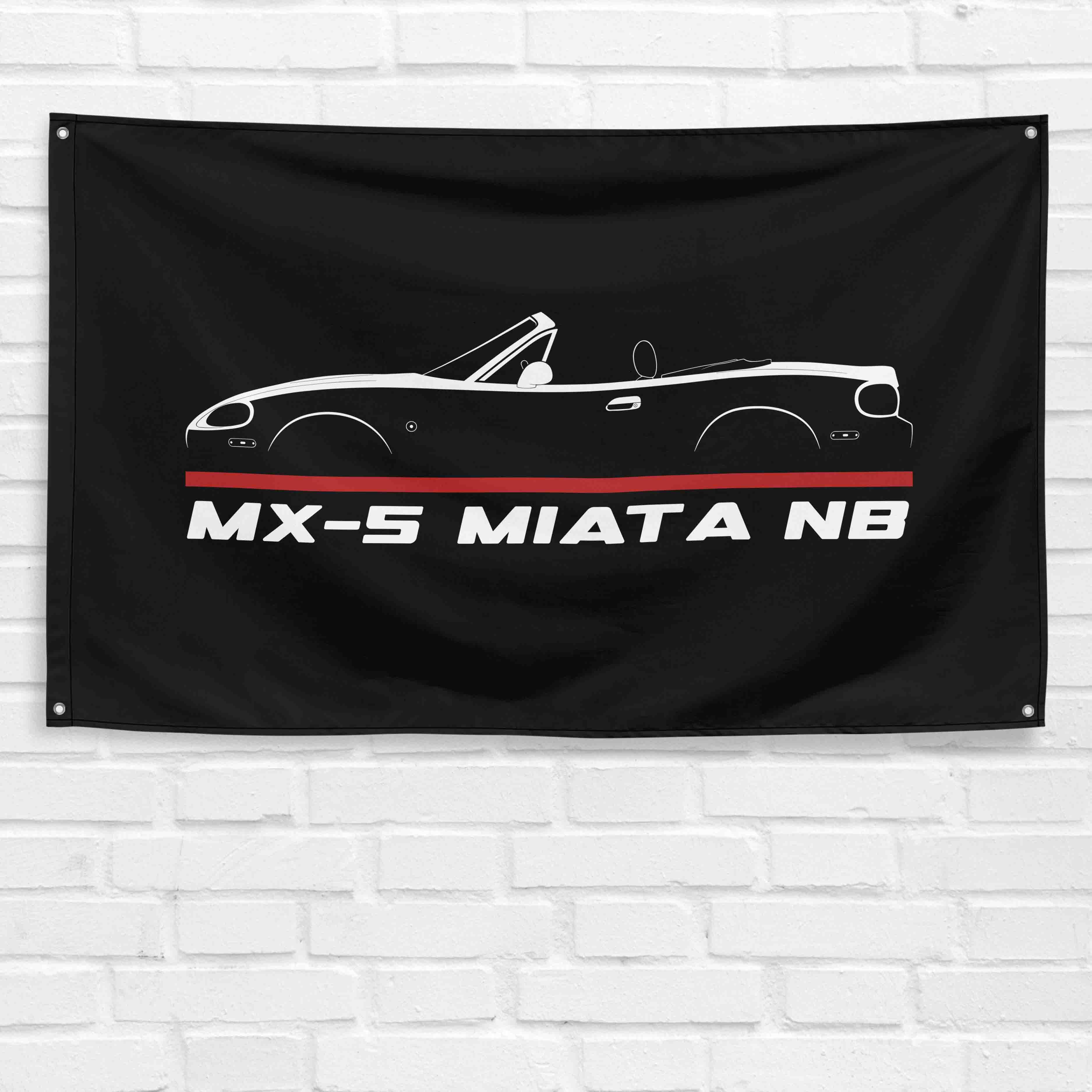 MX-5 Miata NB 1998-2005 3x5 ft Flag Garage Wall Decor Birthday Gift Banner