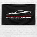 F430 Scuderia 2007-2009 3x5 ft Flag Garage Wall Decor Birthday Gift Banner