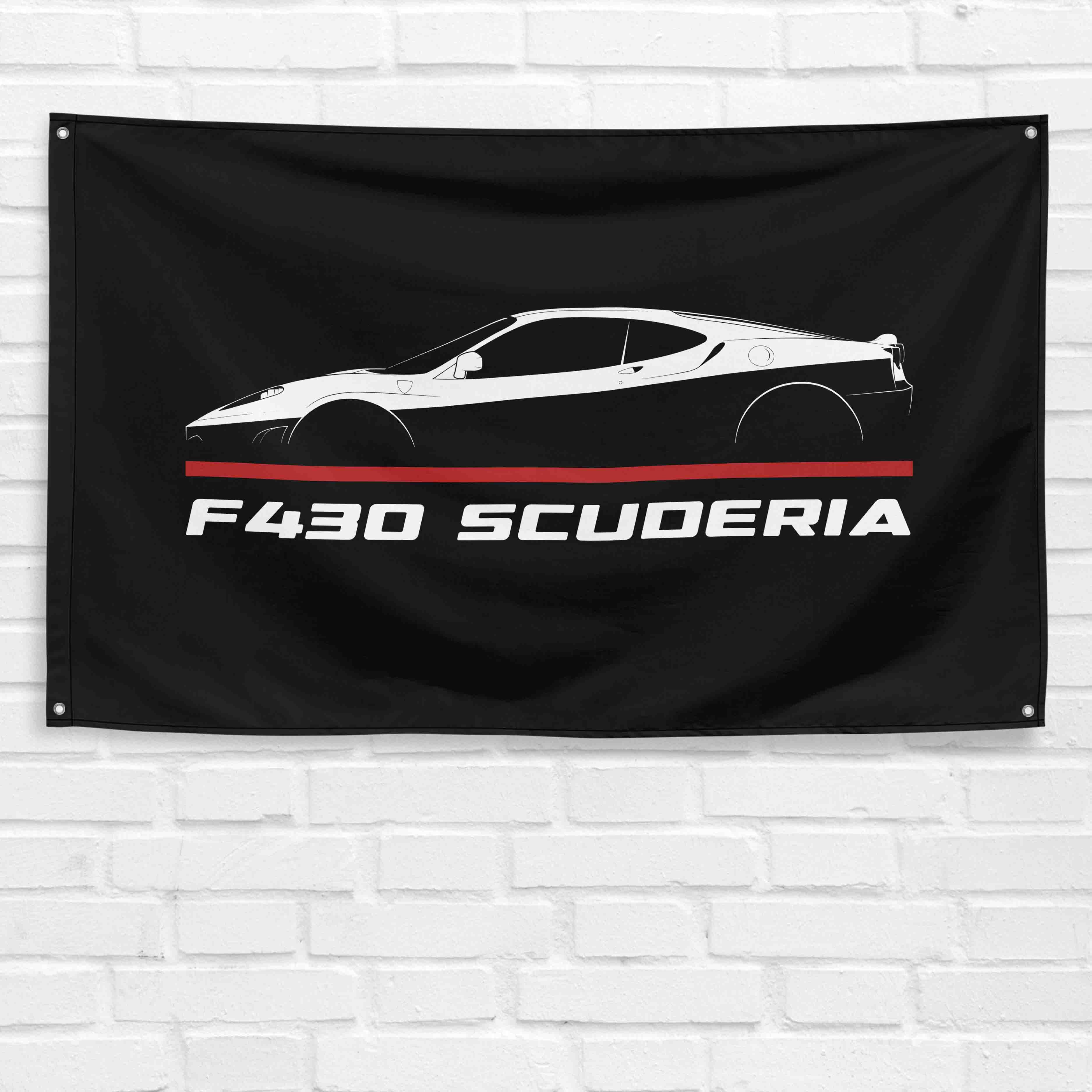 F430 Scuderia 2007-2009 3x5 ft Flag Garage Wall Decor Birthday Gift Banner