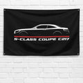 S-Class Coupe C217 2014-2020 3x5 ft Flag Garage Wall Decor Birthday Gift Banner