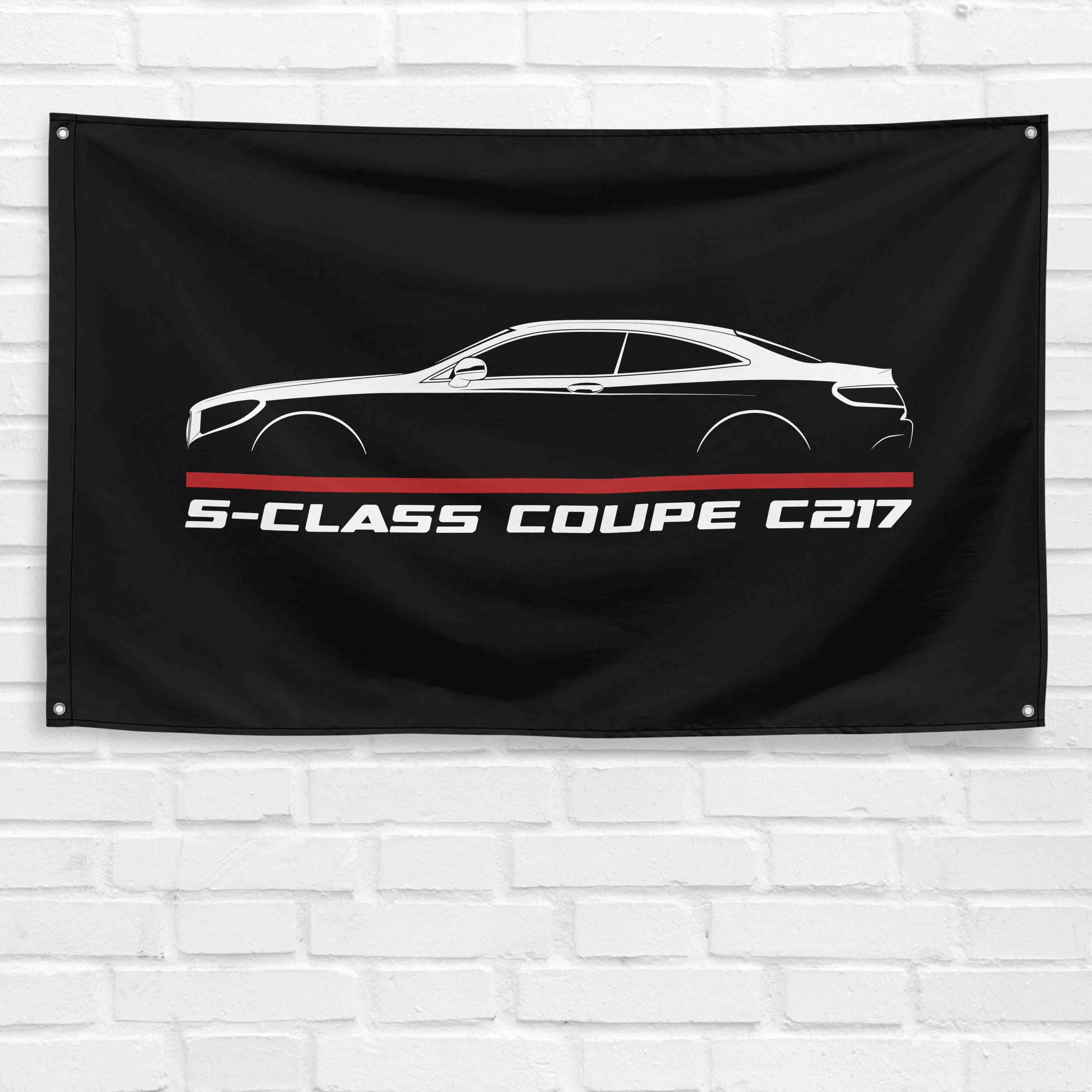 S-Class Coupe C217 2014-2020 3x5 ft Flag Garage Wall Decor Birthday Gift Banner