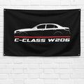 C-Class W206 2021 3x5 ft Flag Garage Wall Decor Birthday Gift Banner