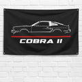 Mustang II Cobra II 1978 3x5 ft Flag Garage Wall Decor Birthday Gift Banner