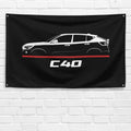 C40 2021-2022 3x5 ft Flag Garage Wall Decor Birthday Gift Banner