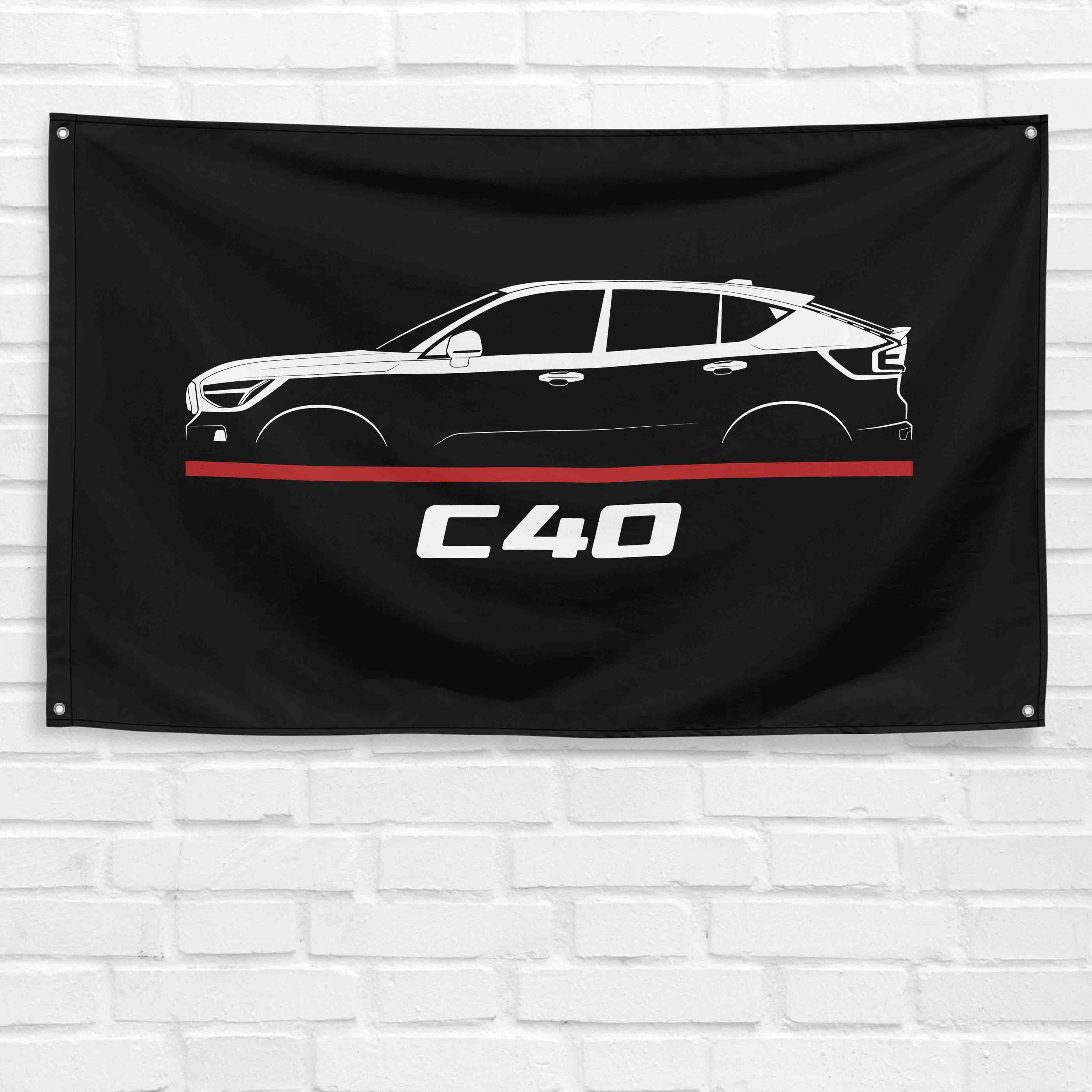 C40 2021-2022 3x5 ft Flag Garage Wall Decor Birthday Gift Banner