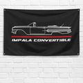Impala Convertible 1960 3x5 ft Flag Garage Wall Decor Birthday Gift Banner