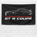 GT R Coupe 3x5 ft Flag Garage Wall Decor Birthday Gift Banner