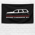 Grand Cherokee WJ 1999-2004 3x5 ft Flag Garage Wall Decor Birthday Gift Banner