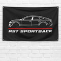 RS7 Sportback 2016 3x5 ft Flag Garage Wall Decor Birthday Gift Banner